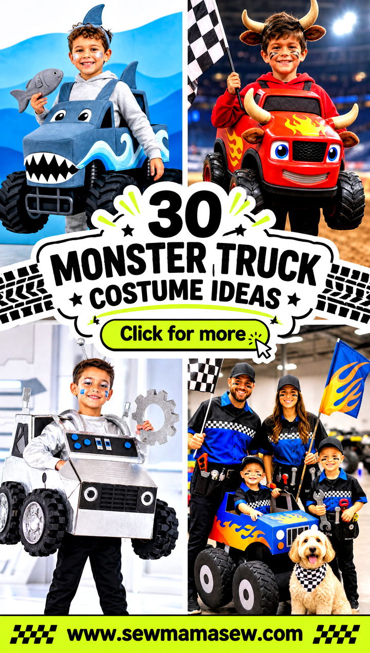 30 monster truck costume ideas - 30 monster truck costume ideas