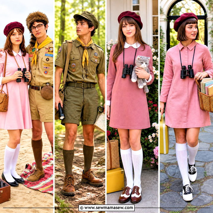 30 Moonrise Kingdom Costume Ideas for Charming Retro Duos