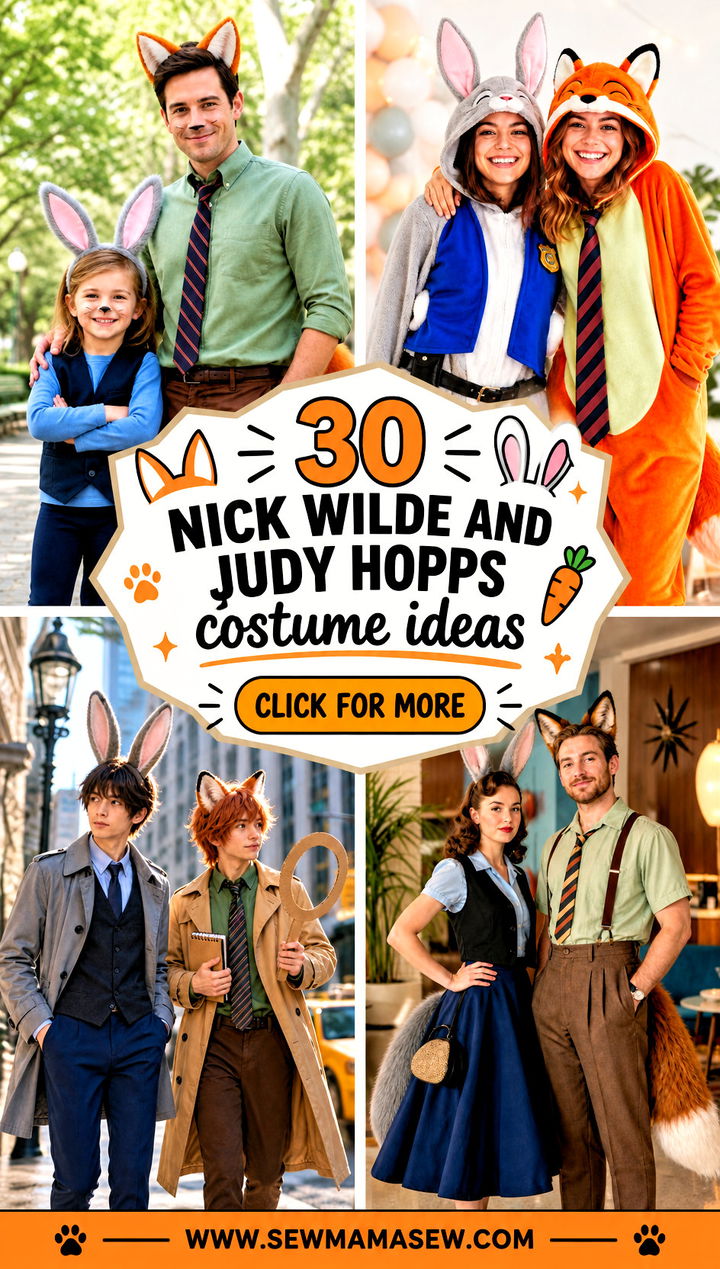 30 nick wilde and judy hopps costume ideas - 30 nick wilde and judy hopps costume ideas