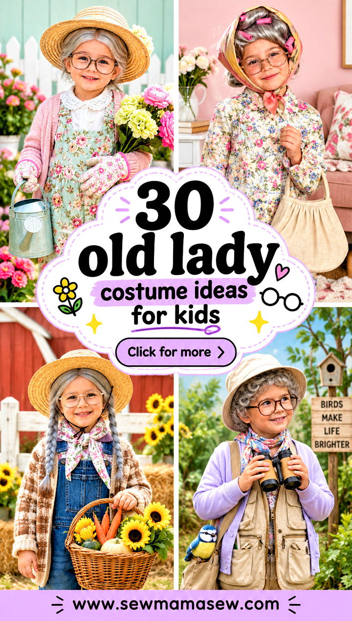 30 old lady costume ideas for kids - 30 old lady costume ideas for kids
