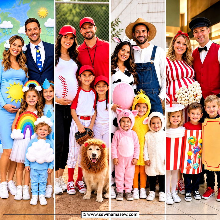 30 pregnant halloween costumes for family