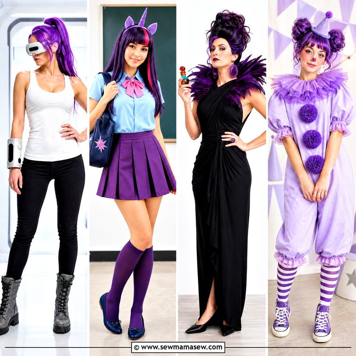 30 Purple Hair Costume Ideas: Fun Looks for Halloween Night