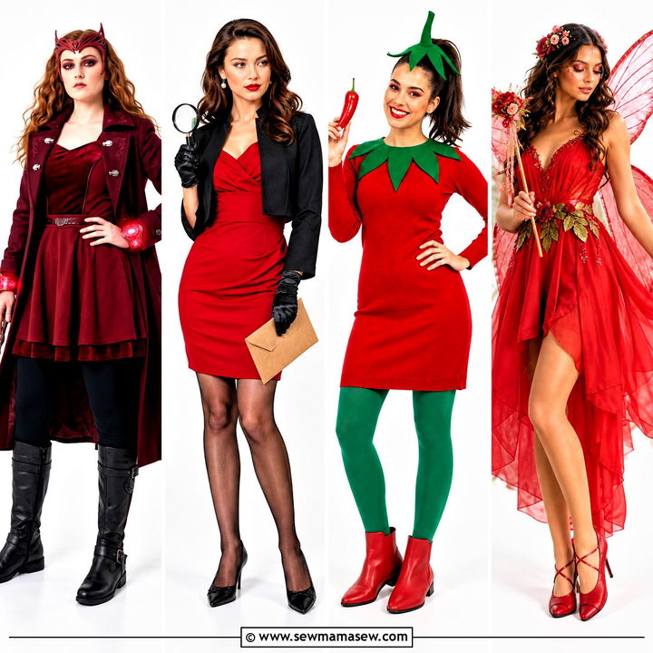 30 red dress halloween costume ideas