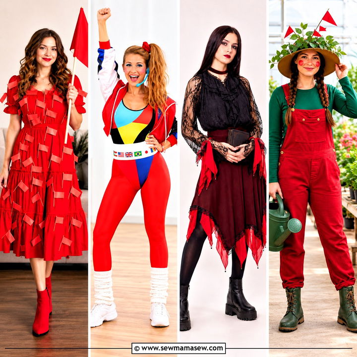 30 red flag costume ideas