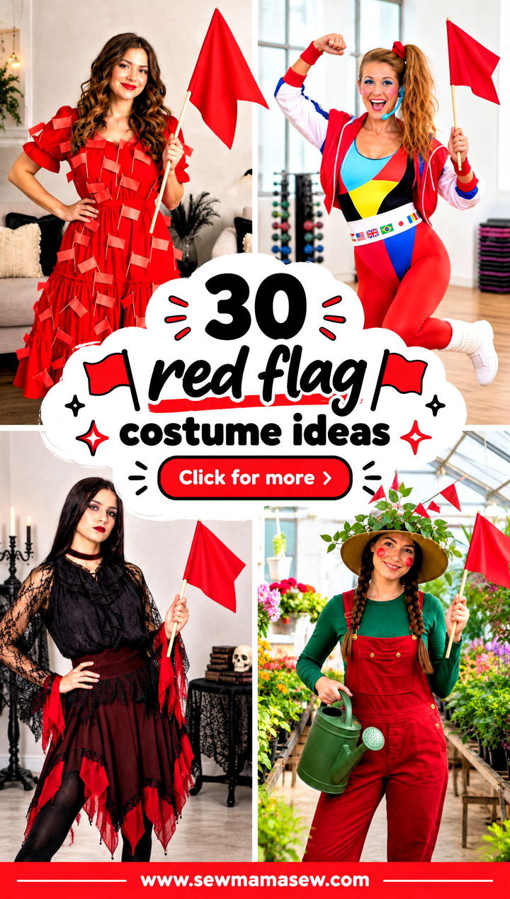 30 red flag costume ideas - 30 red flag costume ideas