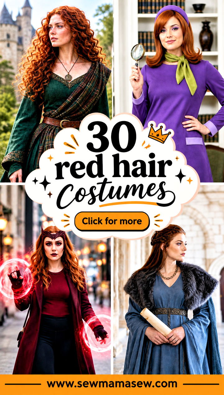 30 red hair costumes - 30 red hair costumes
