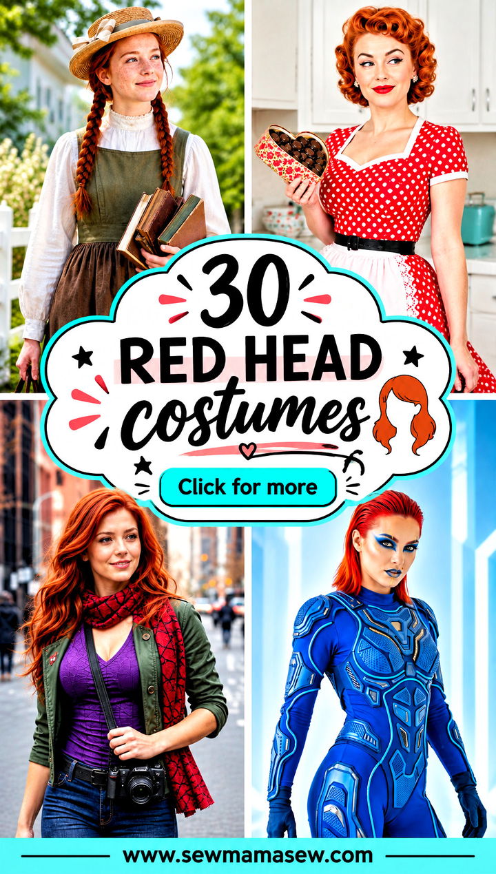 30 red head costumes - 30 red head costumes