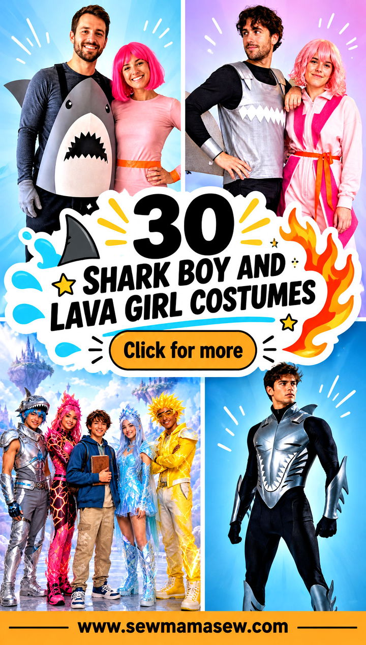 30 shark boy and lava girl costumes - 30 shark boy and lava girl costumes