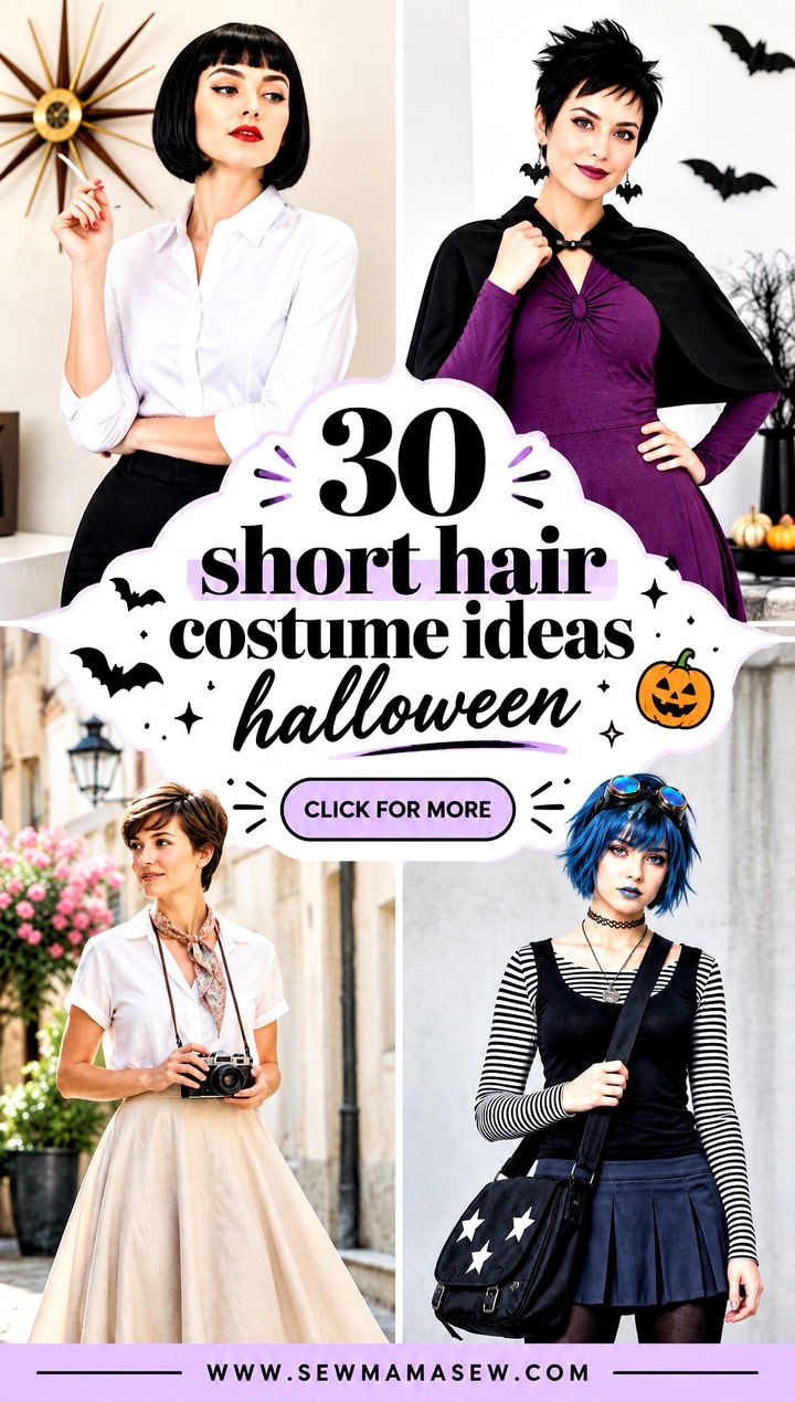 30 short hair costume ideas halloween - 30 short hair costume ideas halloween