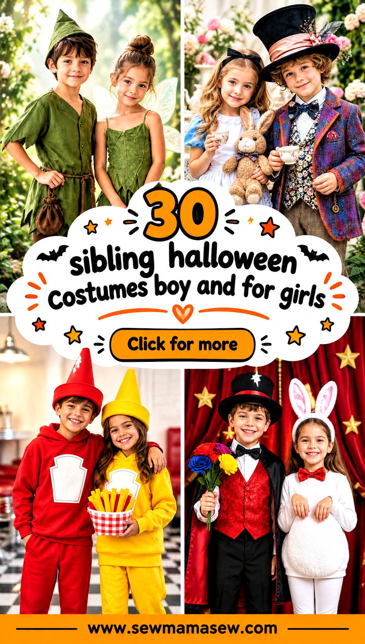 30 sibling halloween costumes boy and for girls - 30 sibling halloween costumes boy and for girls