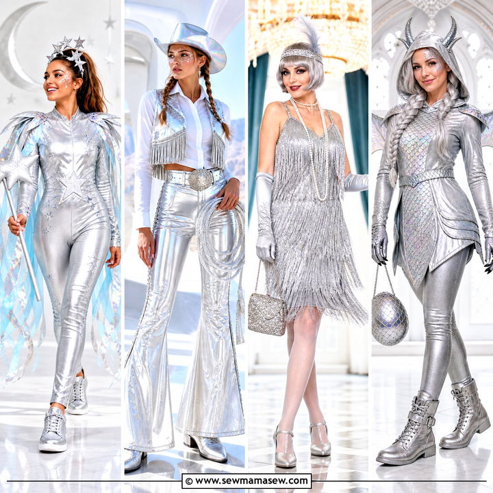 30 silver costume ideas