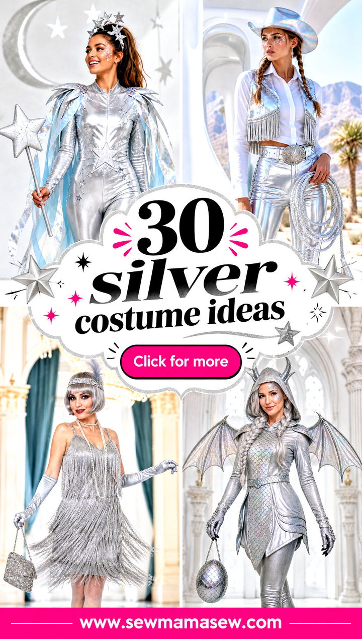 30 silver costume ideas - 30 silver costume ideas
