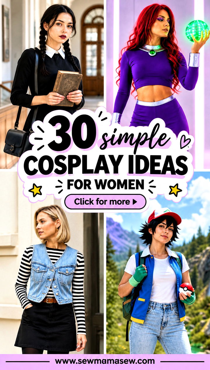 30 simple cosplay ideas for women - 30 simple cosplay ideas for women