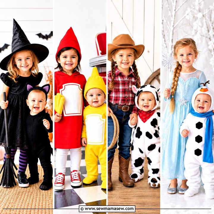 30 sister halloween costumes toddler for babies