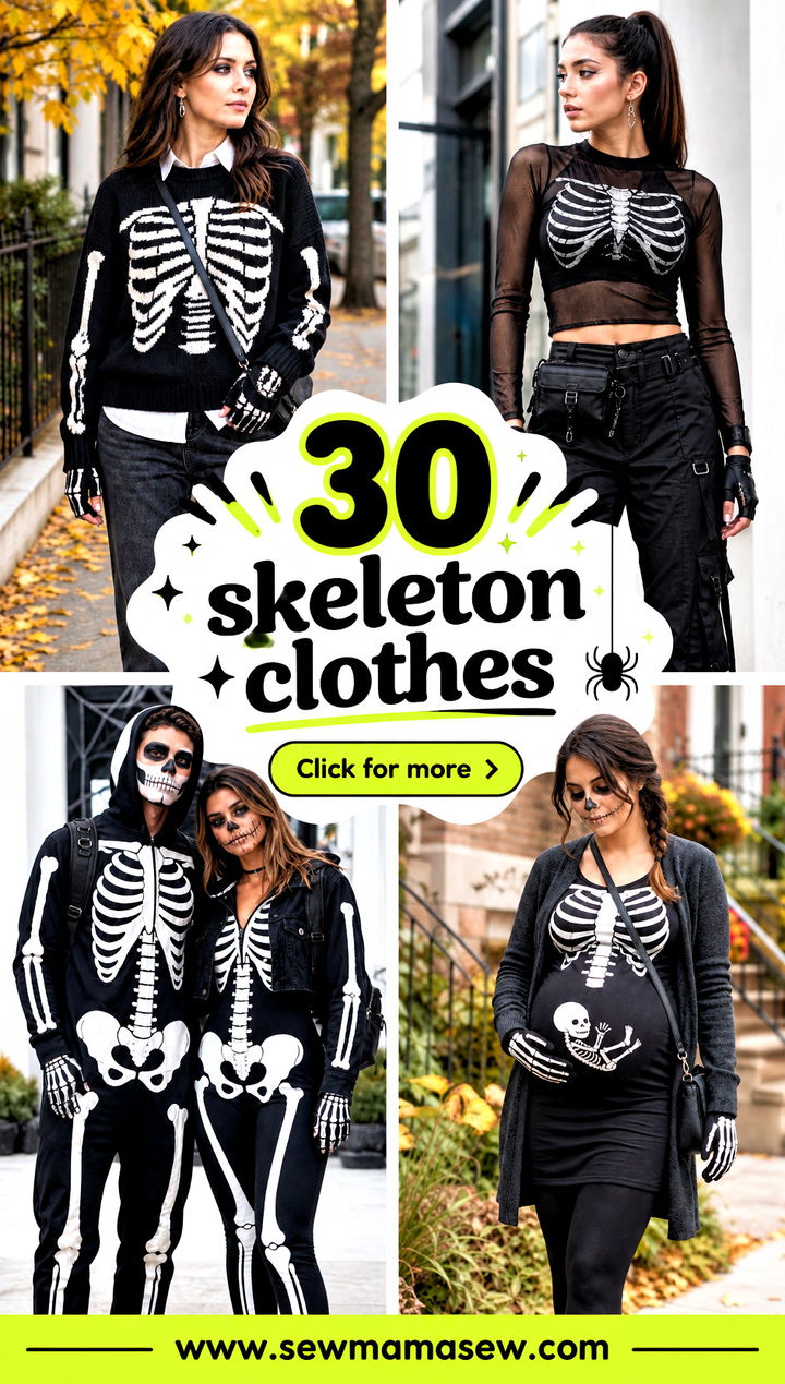 30 skeleton clothes - 30 skeleton clothes