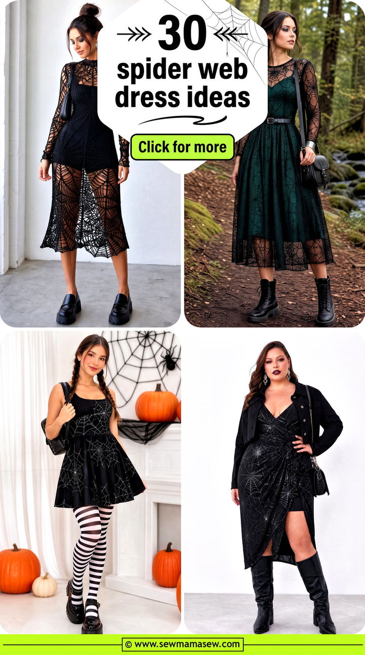 30 spider web dress ideas - 30 spider web dress ideas