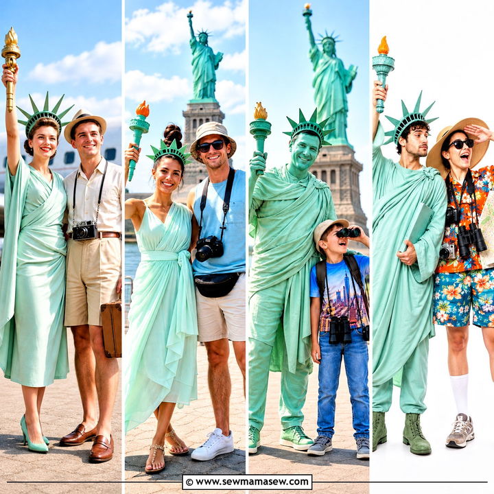 30 Statue of Liberty and Tourist Costume Ideas for a Fun Duo