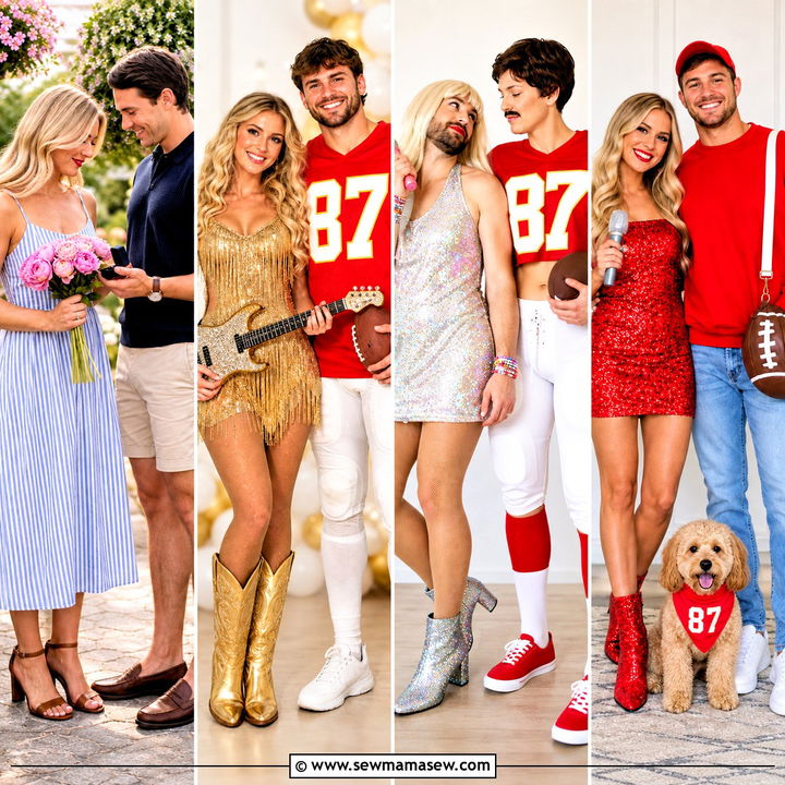 30 Taylor Swift and Travis Kelce Costume Ideas for Fun Duos