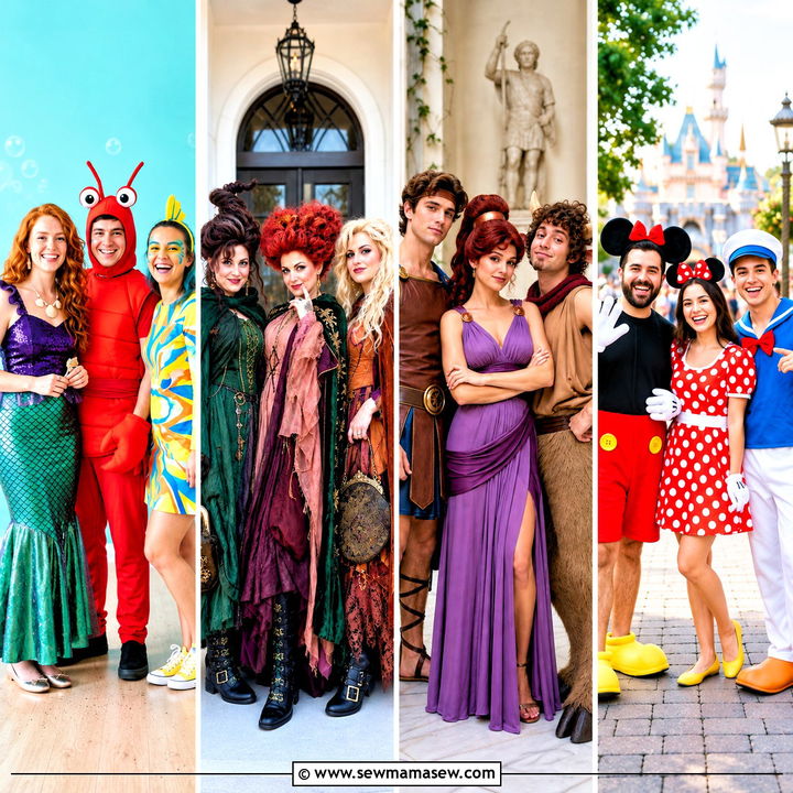 30 trio disney costumes