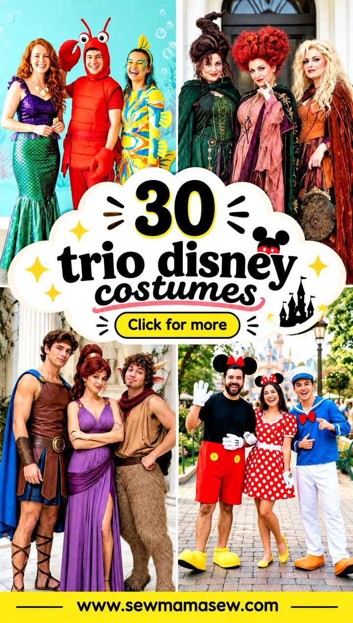 30 trio disney costumes - 30 trio disney costumes