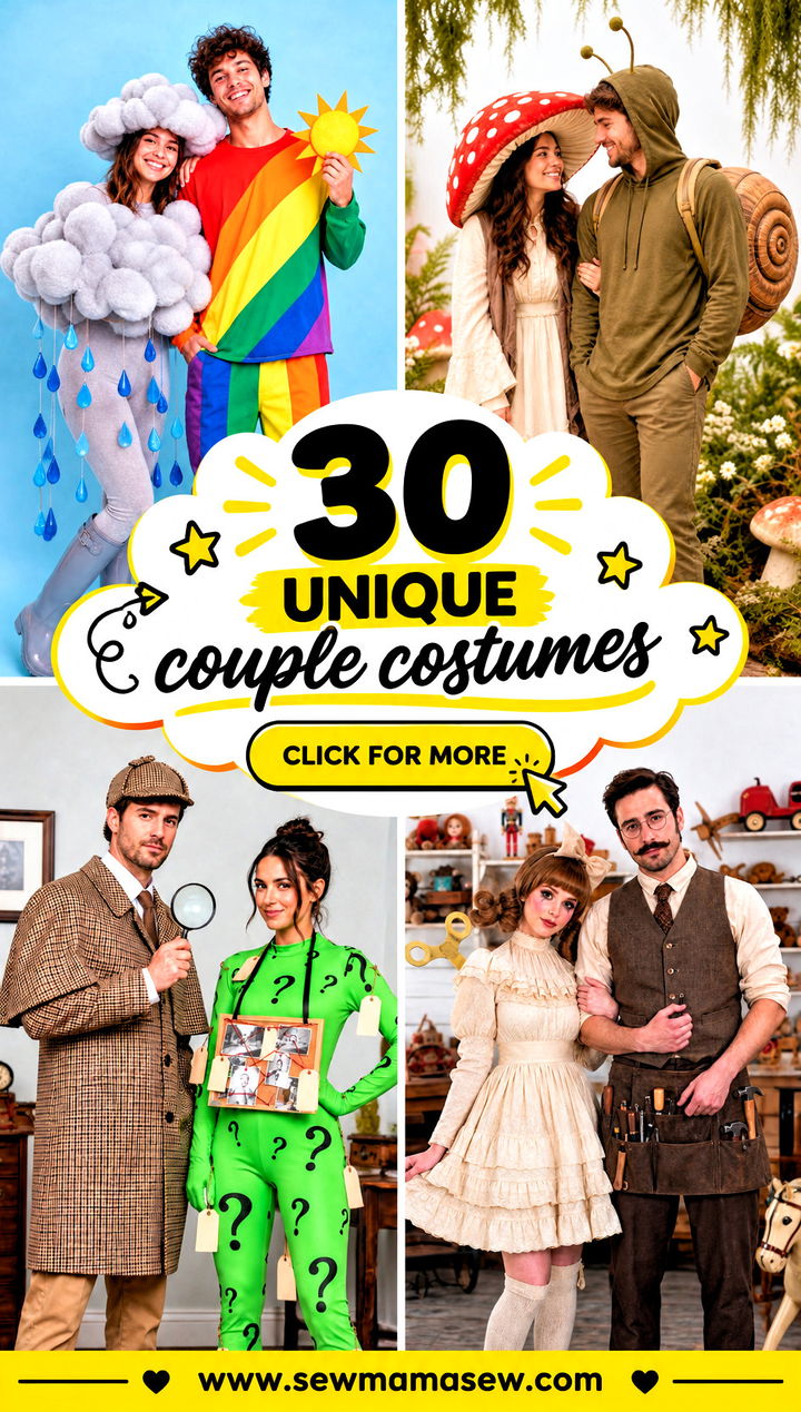 30 unique couple costumes - 30 unique couple costumes
