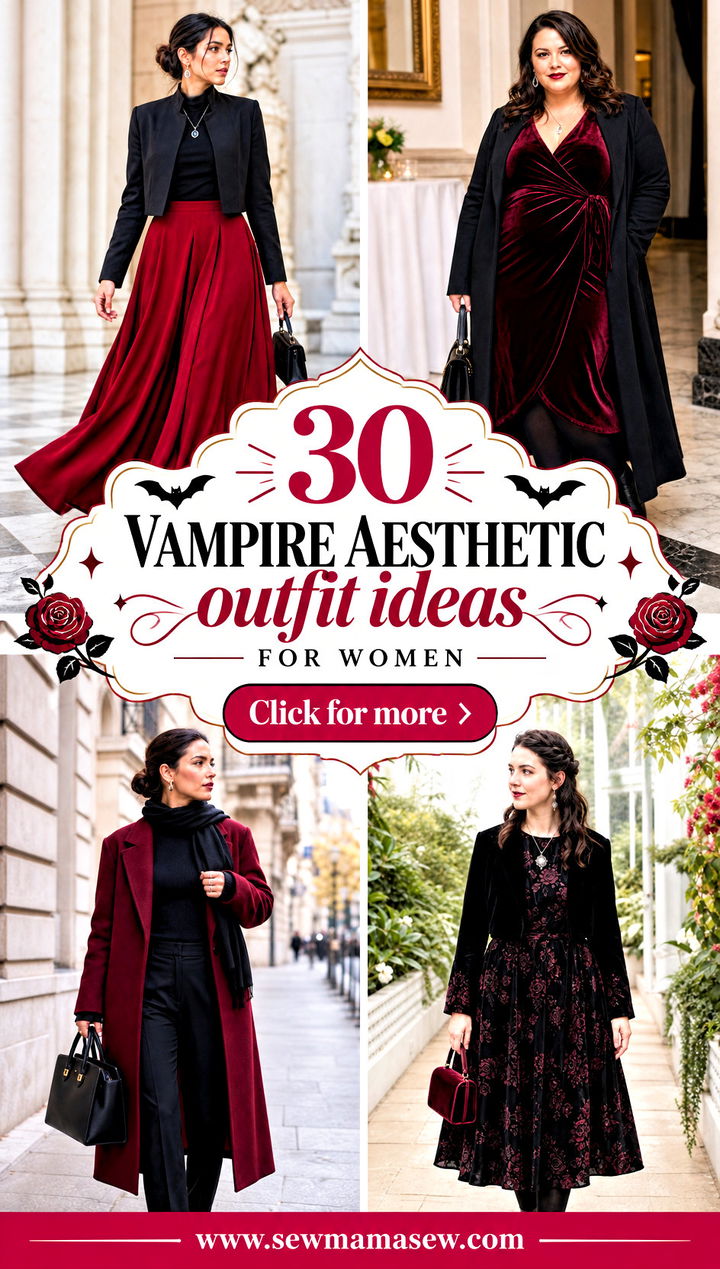 30 vampire aesthetic outfit ideas for women - 30 vampire aesthetic outfit ideas for women