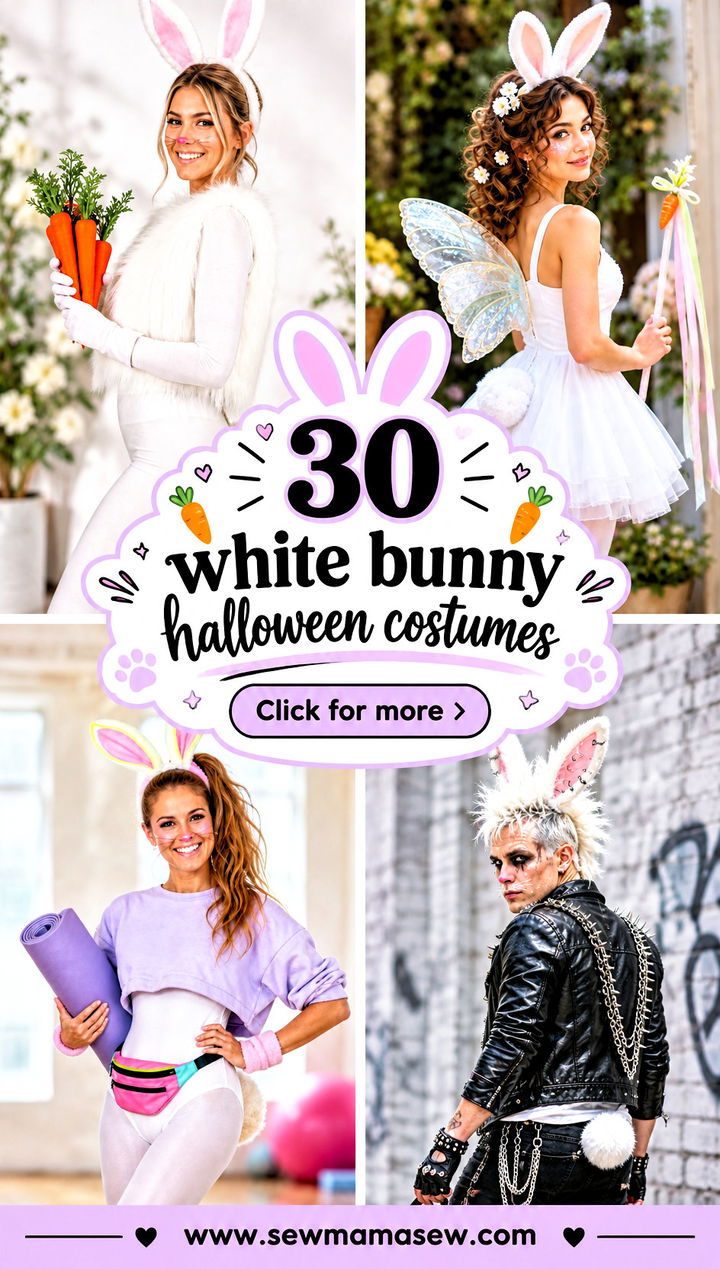 30 white bunny halloween costumes - 30 white bunny halloween costumes