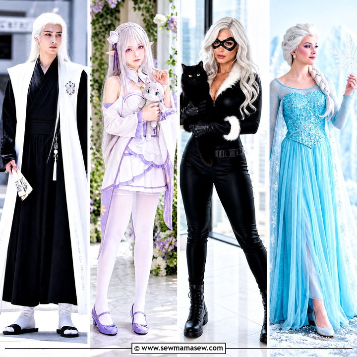 30 White Hair Cosplay Ideas for a Striking Convention Look