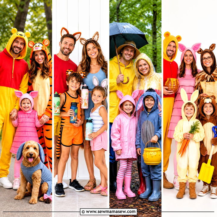 30 winnie the pooh family costumes
