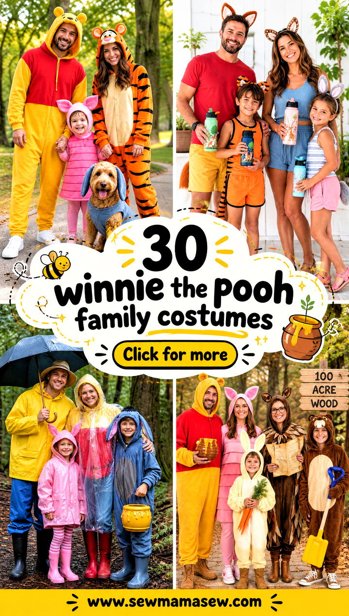 30 winnie the pooh family costumes - 30 winnie the pooh family costumes