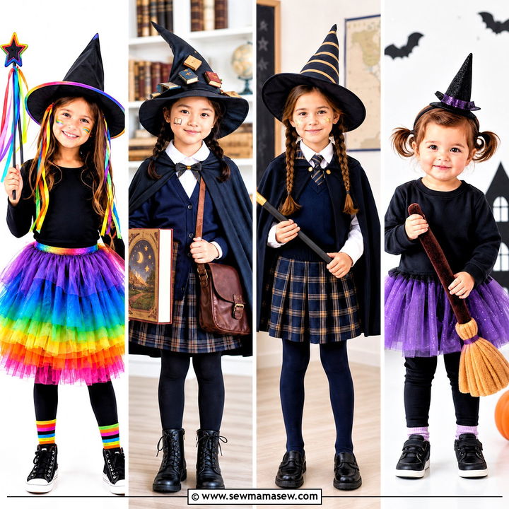 30 Witch Costumes for Kids for a Spellbinding Halloween Look
