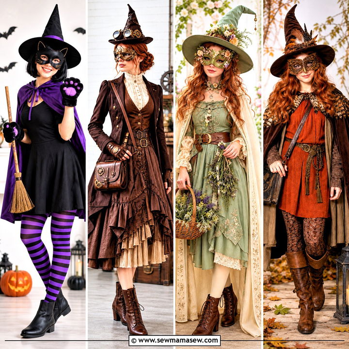 30 witch mask ideas