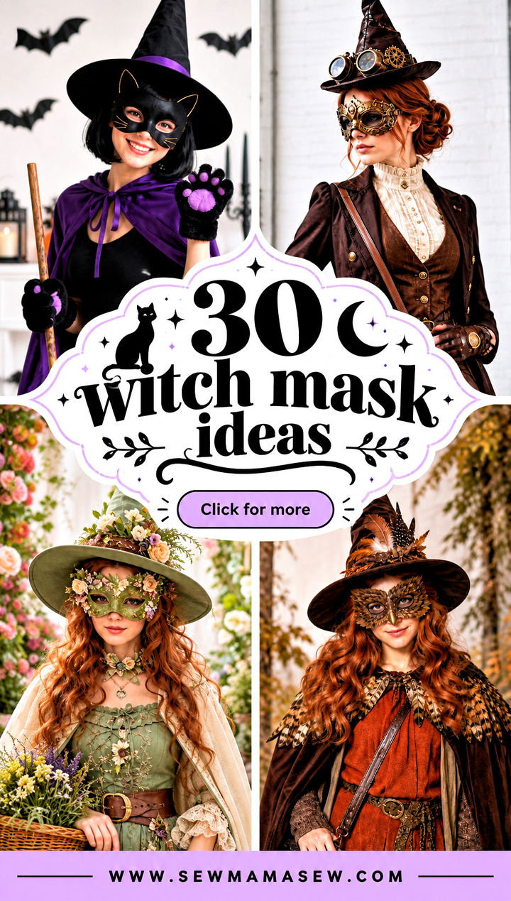 30 witch mask ideas - 30 witch mask ideas