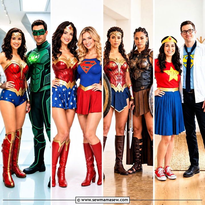 30 Wonder Woman Couple Costume Ideas for a Heroic Date Night
