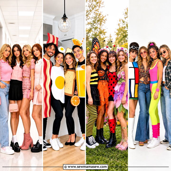 35 4 group halloween costumes