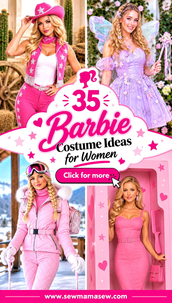 35 Barbie Costume Ideas for Women - 35 Barbie Costume Ideas for Women