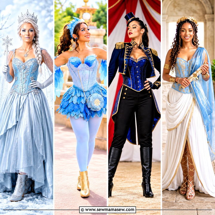 35 Blue Corset Halloween Costumes for Bold Party Outfits