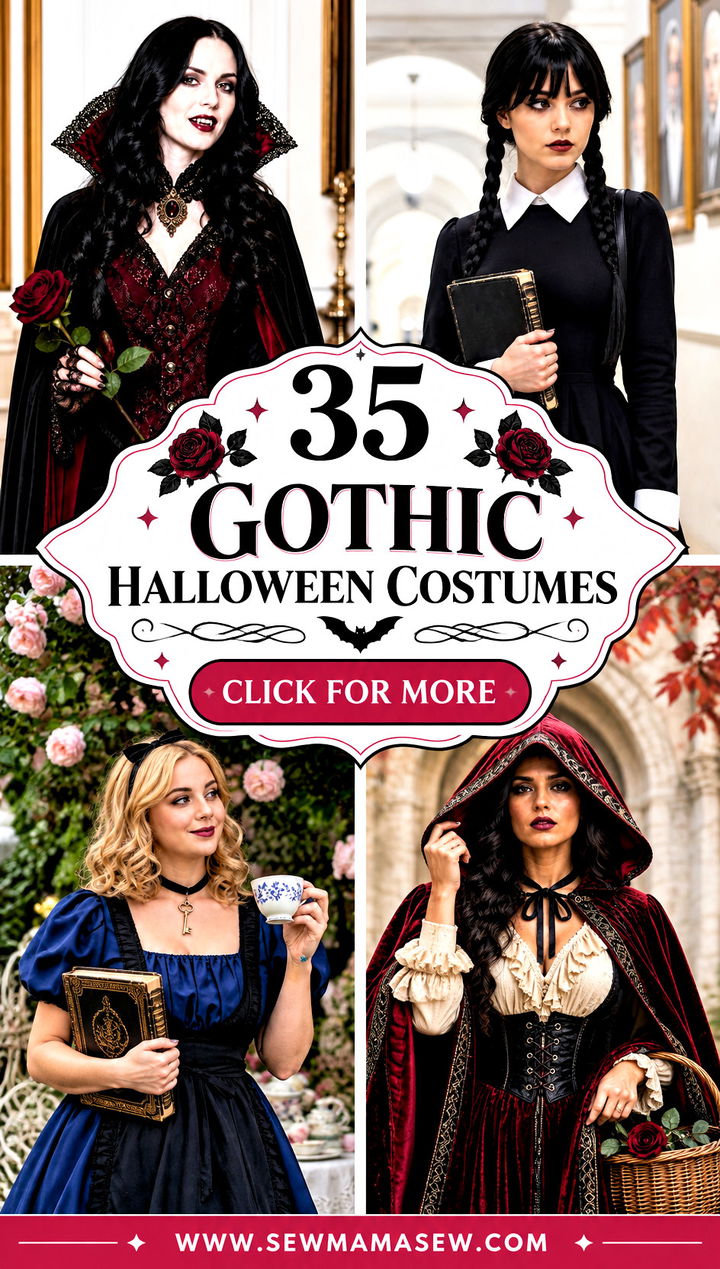 35 Gothic Halloween Costumes - 35 Gothic Halloween Costumes