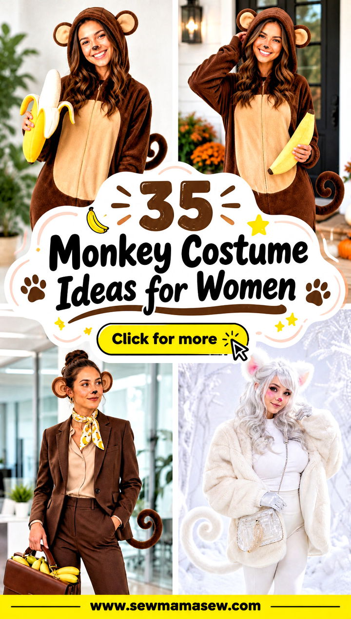 35 Monkey Costume Ideas for Women - 35 Monkey Costume Ideas for Women
