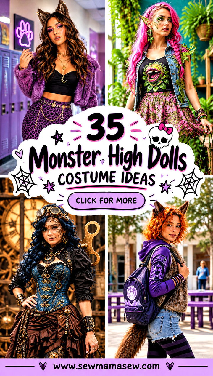 35 Monster High Dolls Costume Ideas - 35 Monster High Dolls Costume Ideas