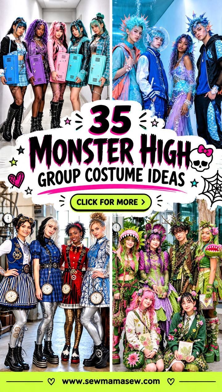 35 Monster High Group Costume Ideas - 35 Monster High Group Costume Ideas