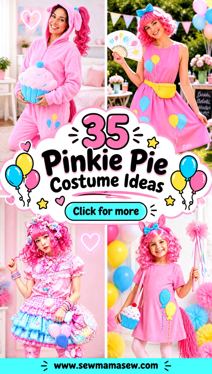 35 Pinkie Pie Costume Ideas - 35 Pinkie Pie Costume Ideas