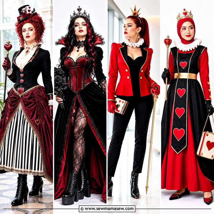 35 Queen of Hearts Cosplay Ideas for a Bold Convention Look