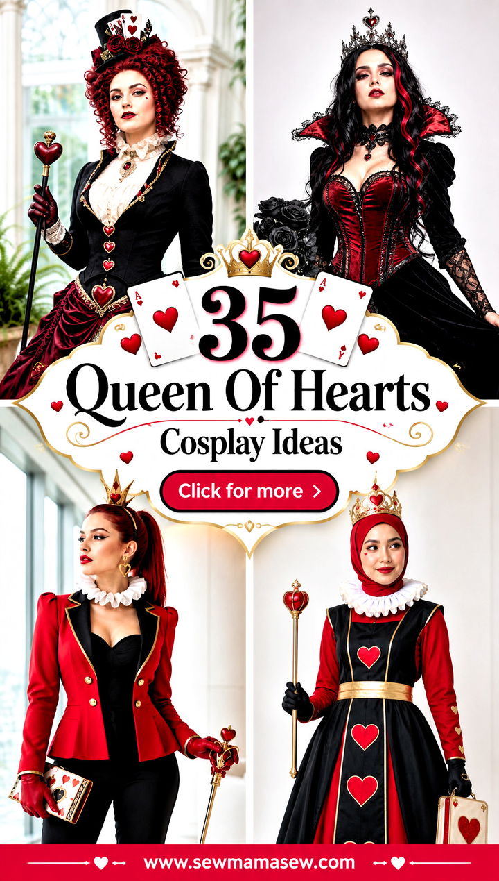 35 Queen Of Hearts Cosplay Ideas - 35 Queen Of Hearts Cosplay Ideas