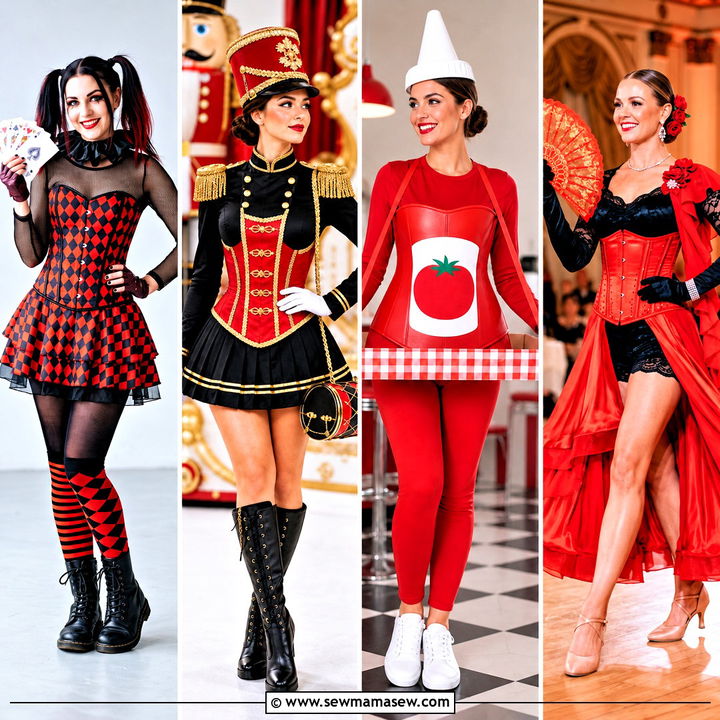 35 Red Corset Costume Ideas