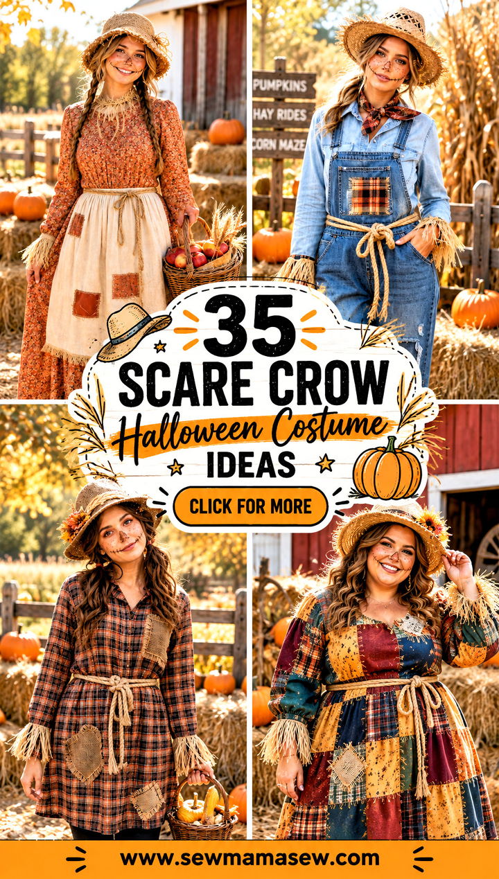 35 Scare Crow Halloween Costume Ideas - 35 Scare Crow Halloween Costume Ideas