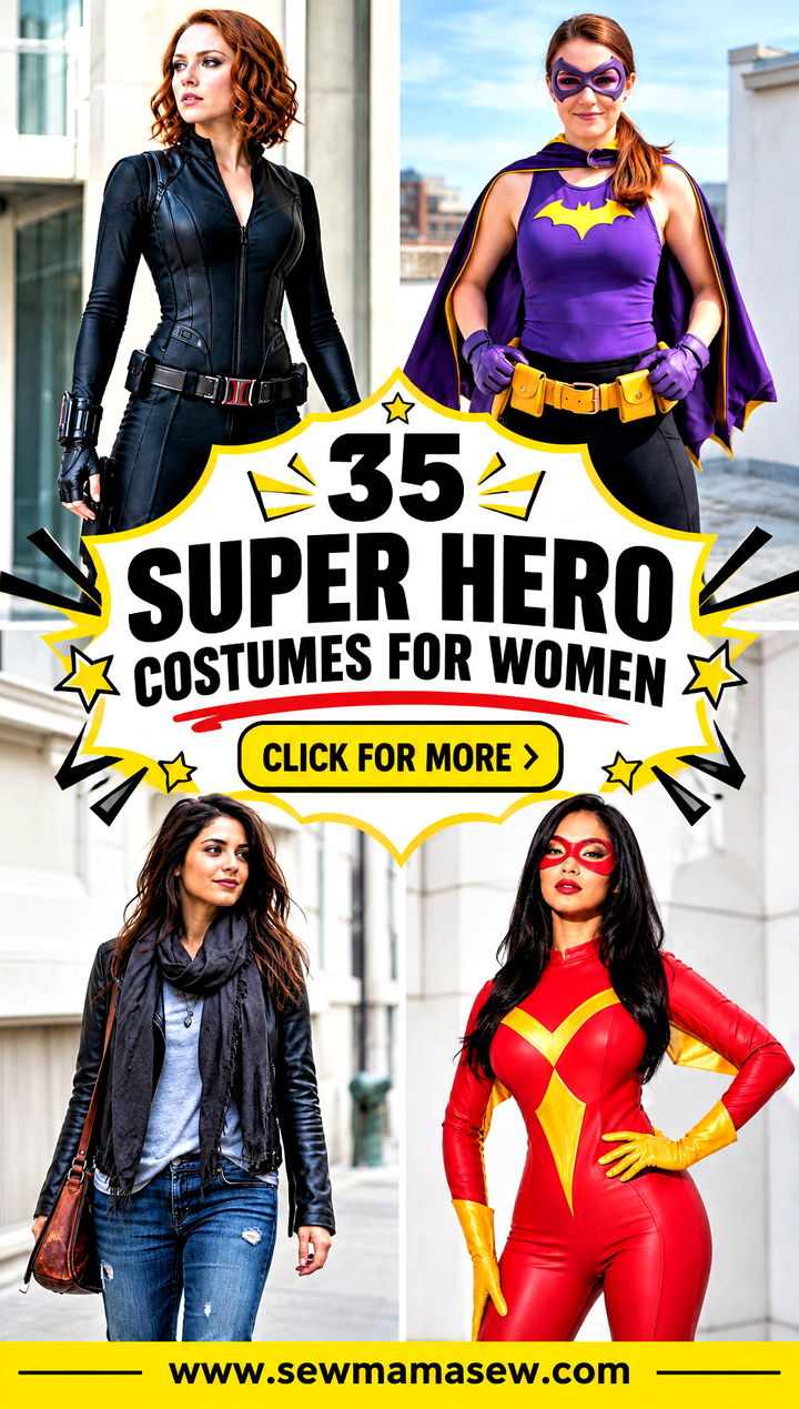 35 Super Hero Costumes for Women - 35 Super Hero Costumes for Women