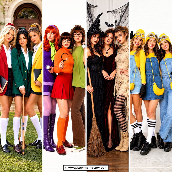 35 Trio Halloween Costumes for Women