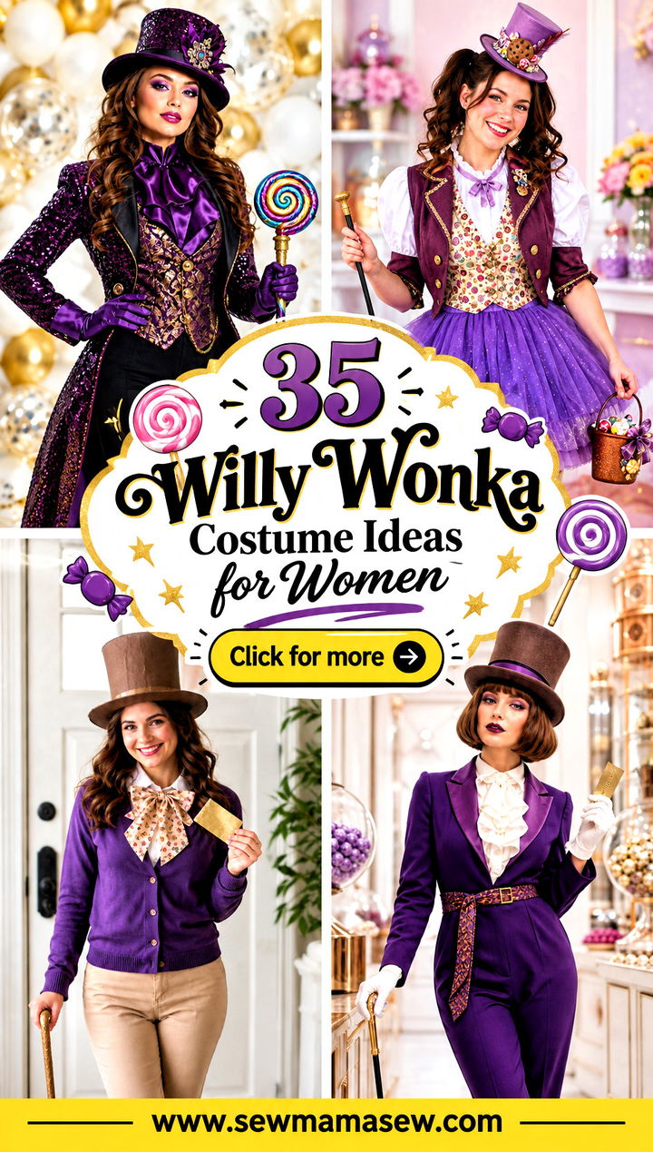 35 Willy Wonka Costume Ideas for Women - 35 Willy Wonka Costume Ideas for Women