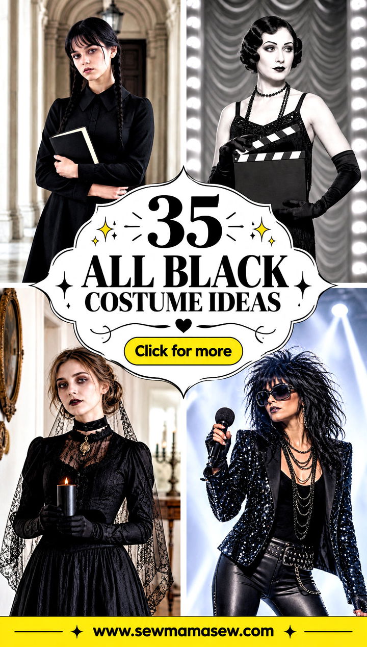 35 all black costume ideas - 35 all black costume ideas